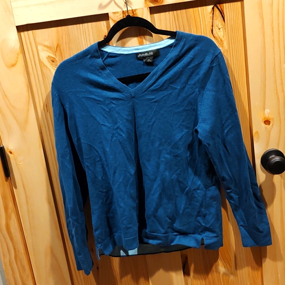 Blue sweater